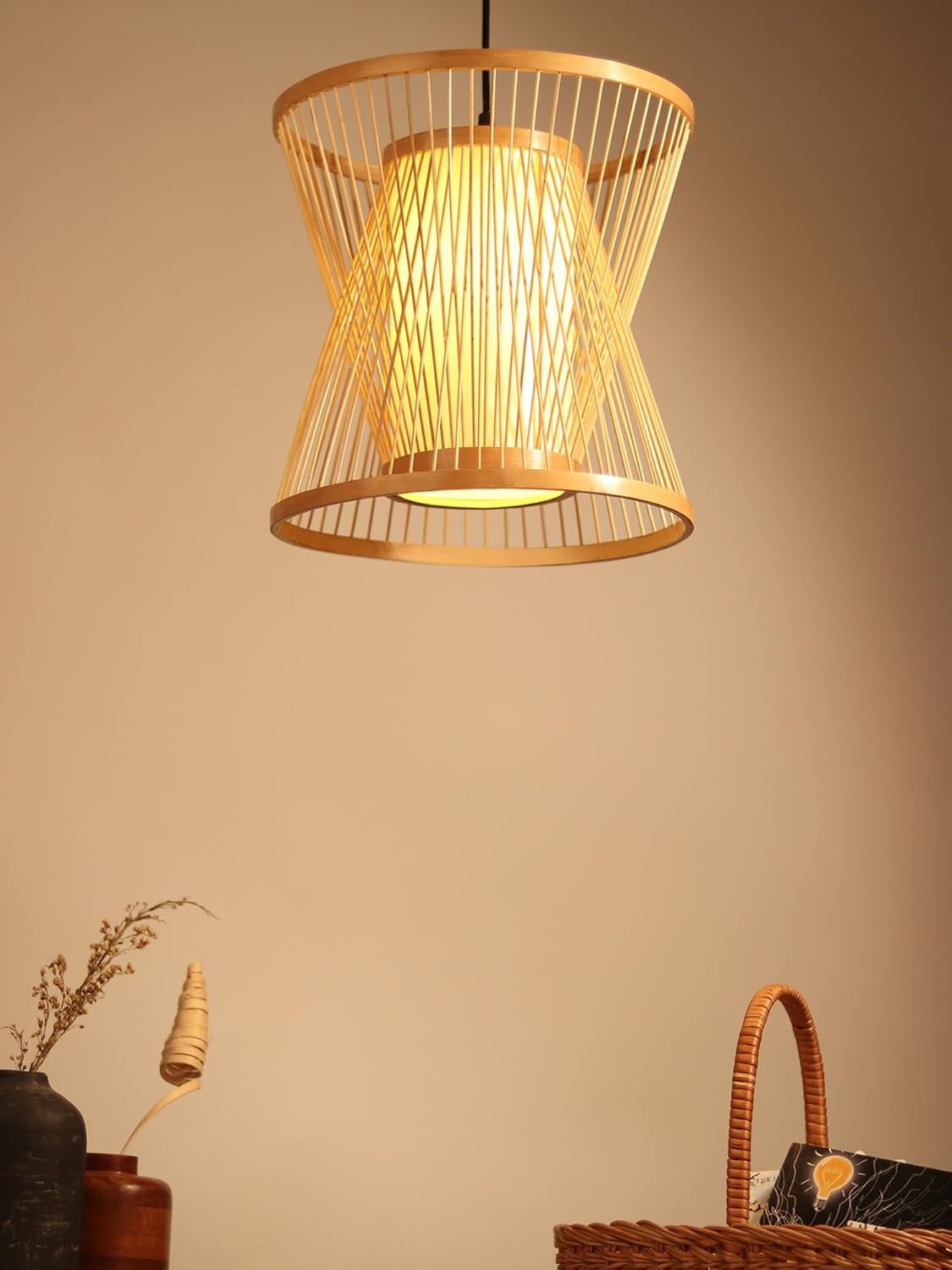 Habere India-All the Cultures Fabricating India Bamboo Pendant Light