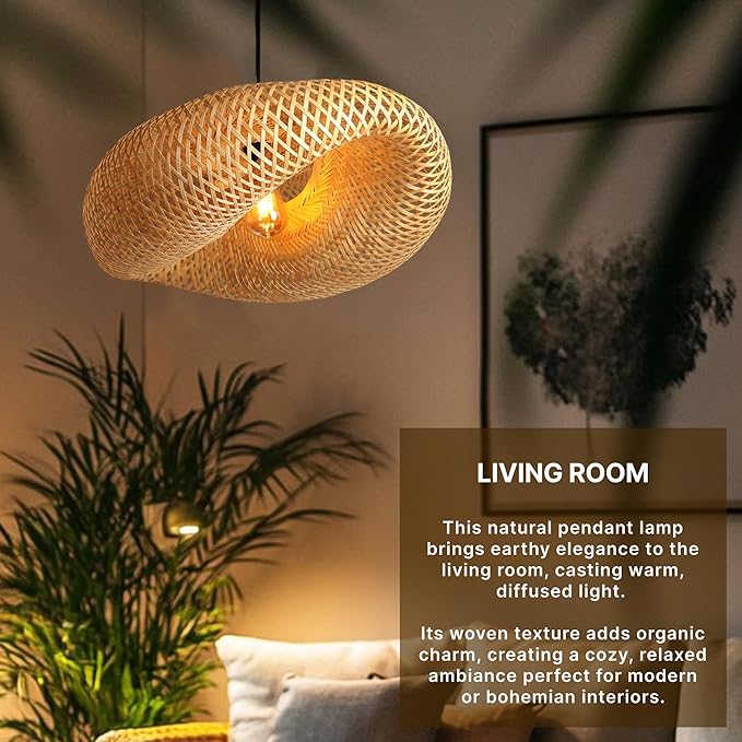 Bamboo Boho Lampshade