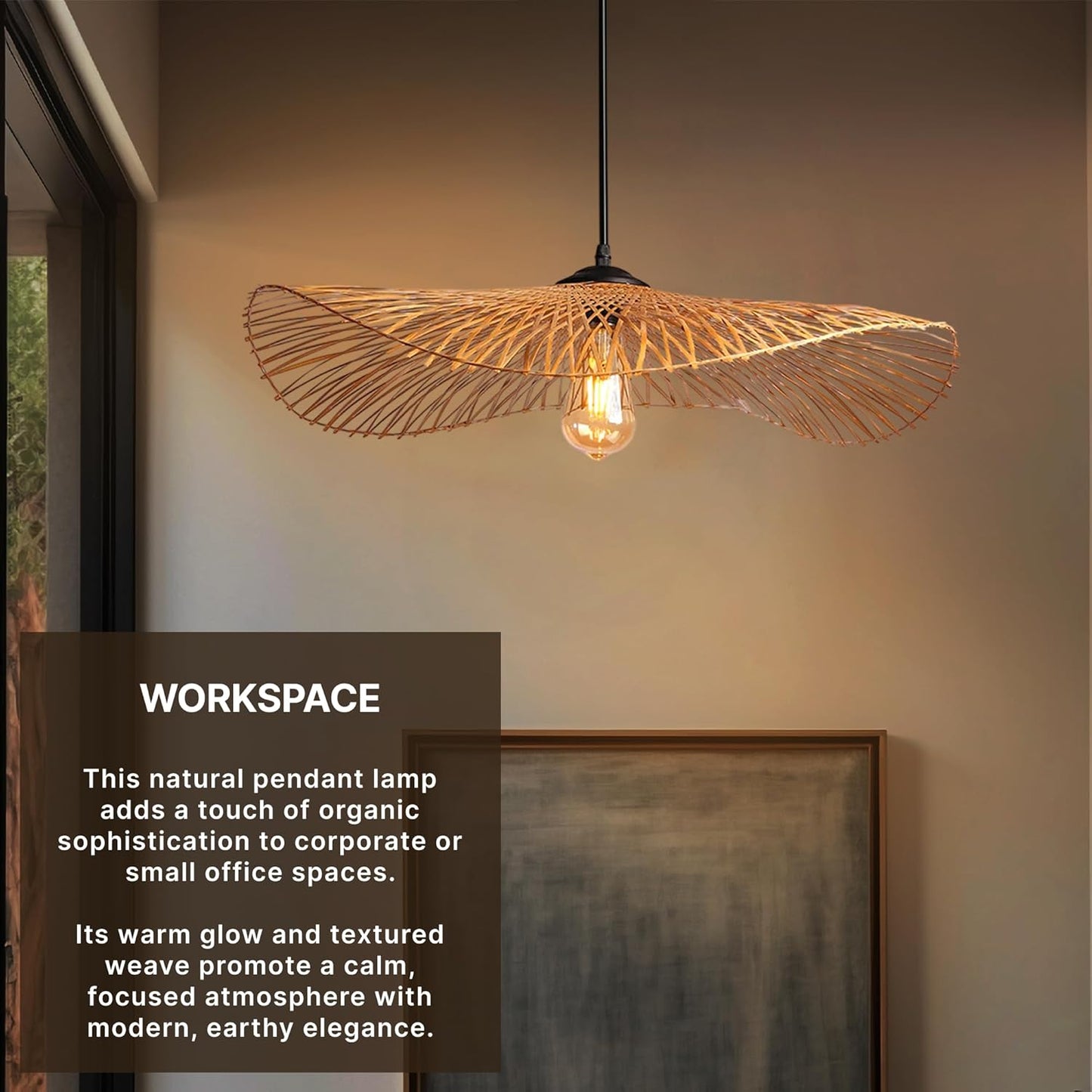 Habere India-All the Cultures Fabricating India Bamboo Lampshade