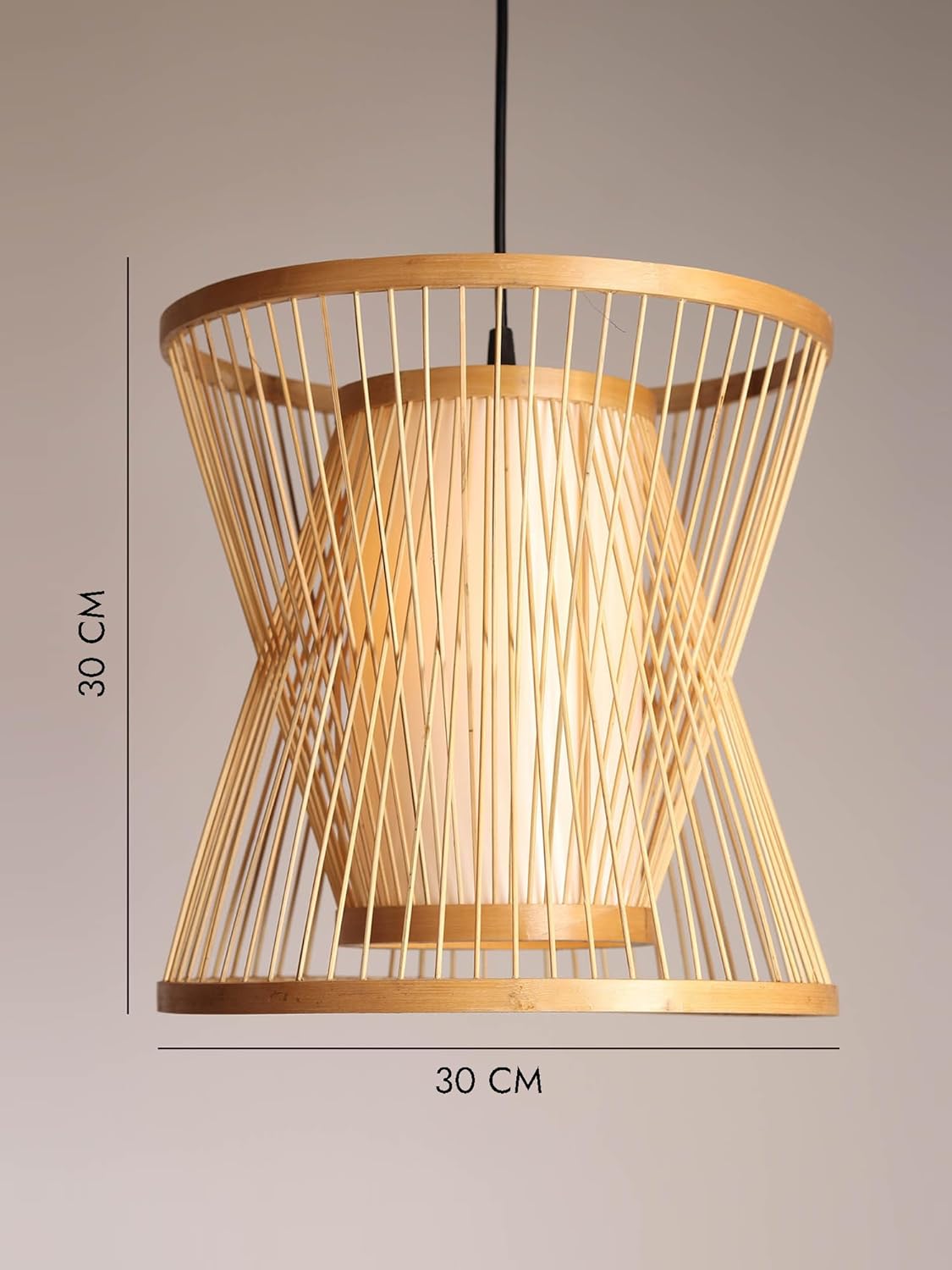 Habere India-All the Cultures Fabricating India Bamboo Pendant Light