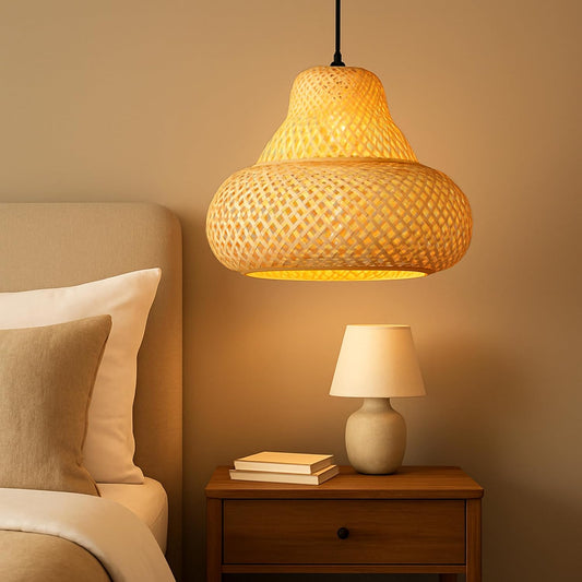 Wicker Lamps | Cafe Lights