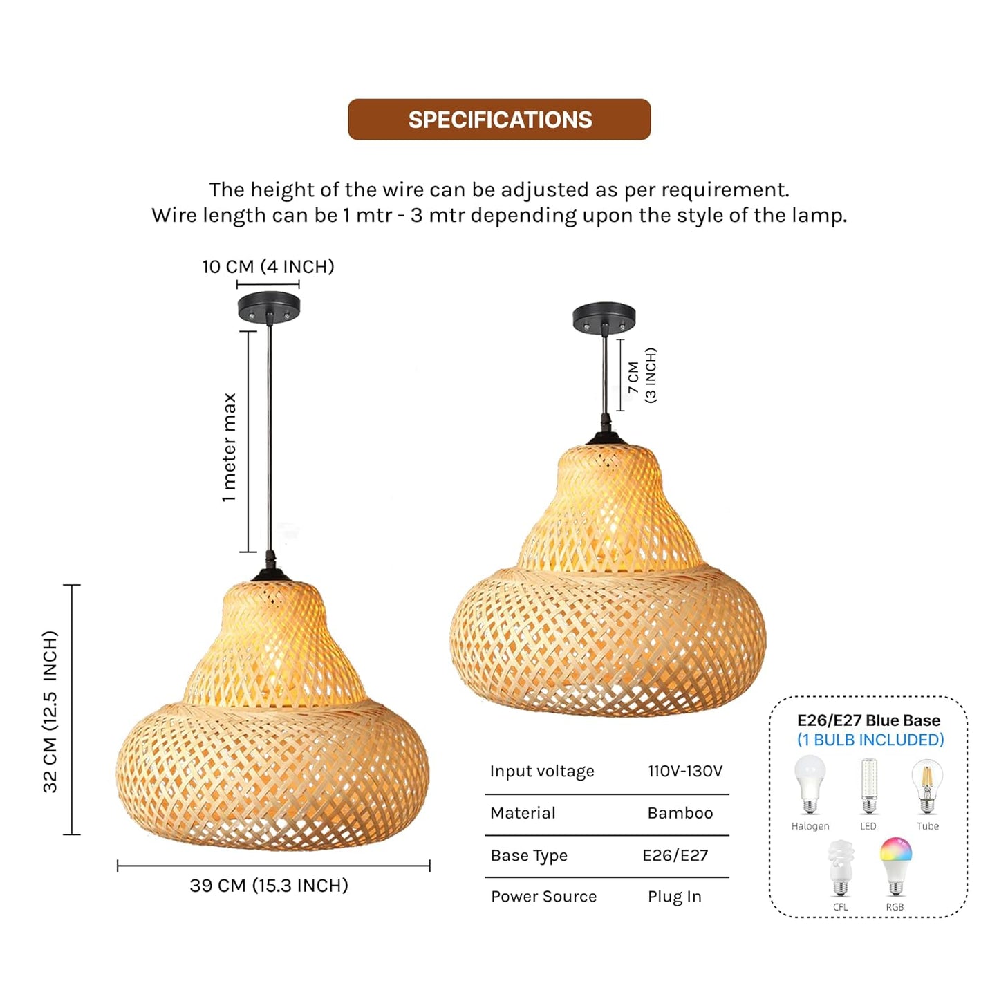 Wicker Lamps | Cafe Lights