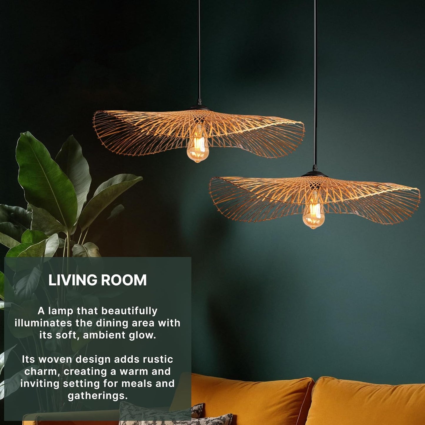 Habere India-All the Cultures Fabricating India Bamboo Lampshade