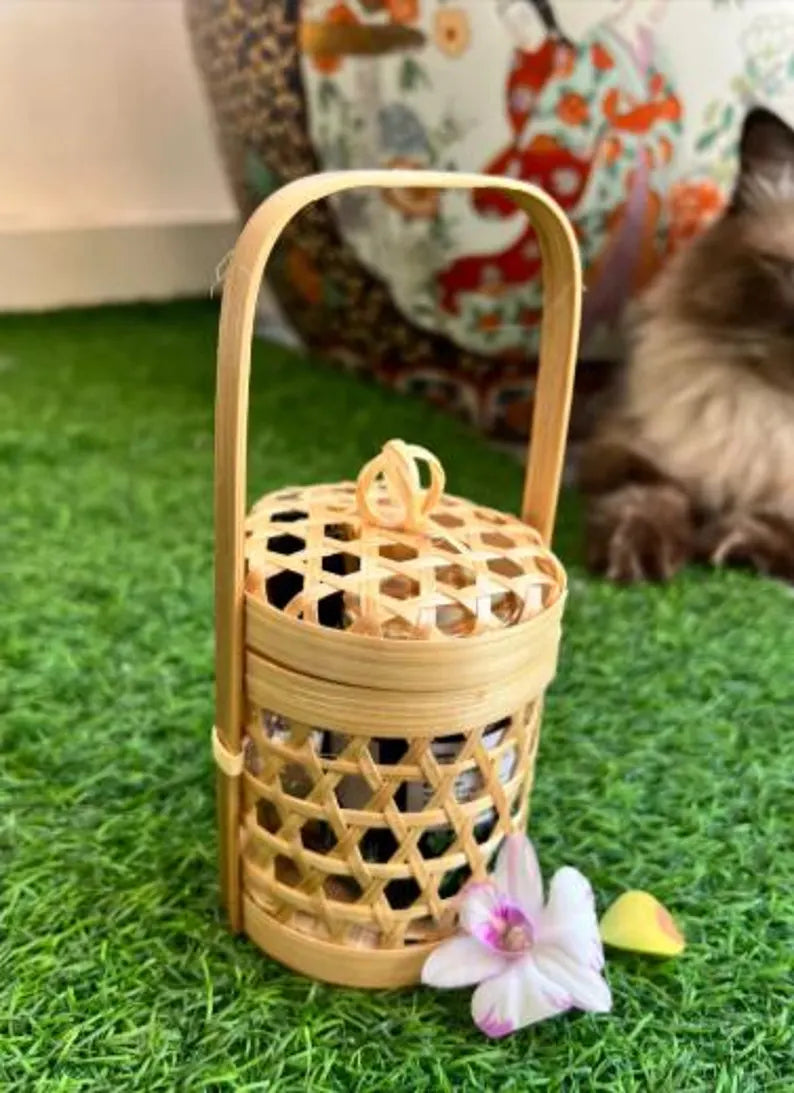 Traditional Thai Bamboo Box